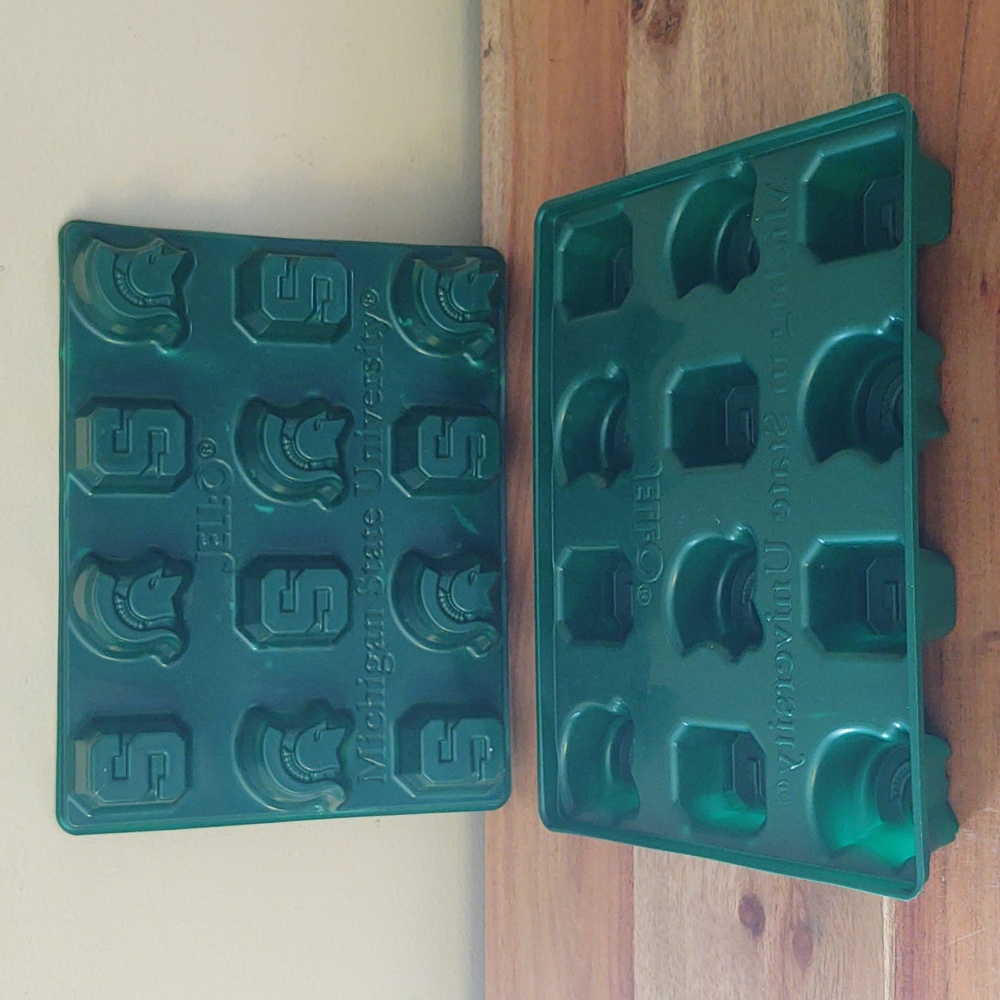 2 Michigan State MSU Jello Shot / Jello Jiggler Molds